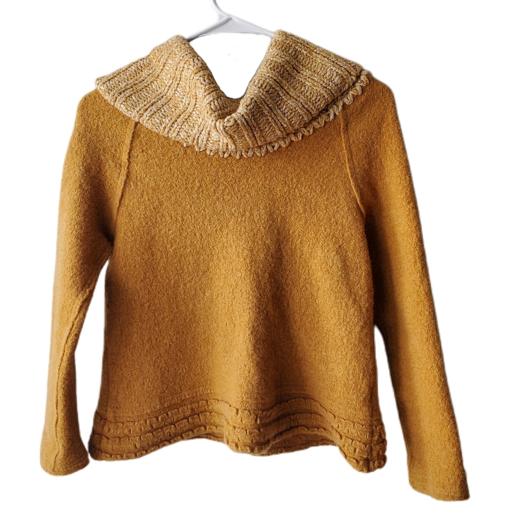 Anthropologie Wool & Alpaca Cowl Neck Sweater